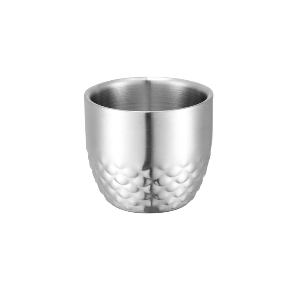 Drinkware Stainless Steel Double Cup Durable Sturdy Drinking Cup Thicked Personalized Tea Cup Water