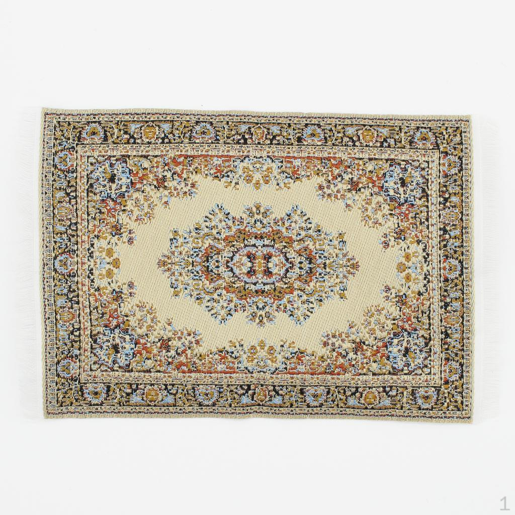 Ковер для кукольного домика 1/12, миниатюрная мебель, аксессуары для мини-кукол