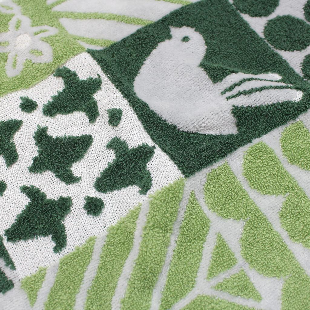 Iori Imabari Towel Face Towel Fluffy Soft "Shinrin" (Green)