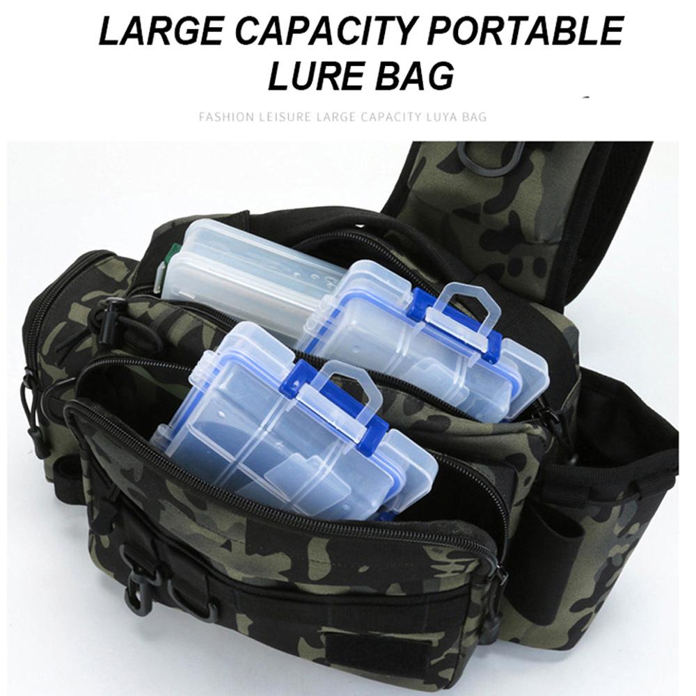 Многофункциональная поясная сумка для улицы, рыболовные приманки, универсальная сумка для хранения рыболовных снастей, сумка через плечо на одно плечо