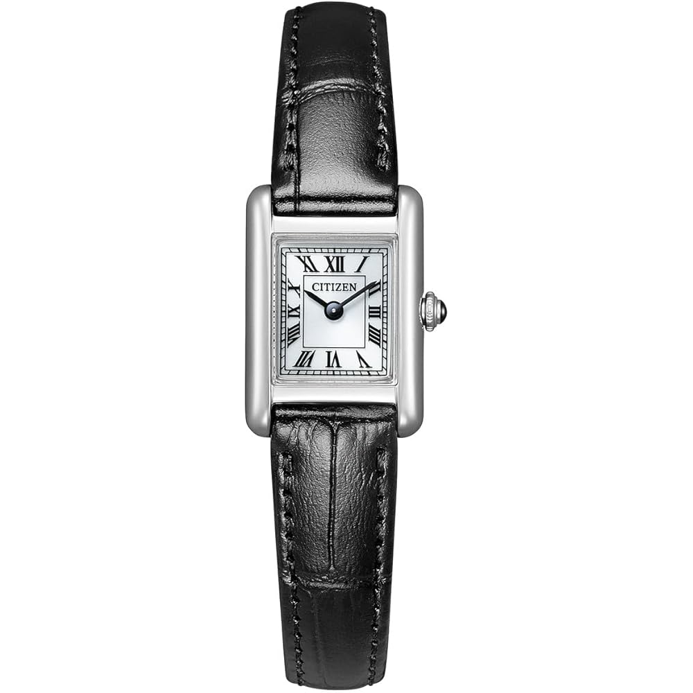 Citizen Женские часы Kii Eco-Drive на солнечной батарее Классические квадратные 30 мм EG2790-12A
