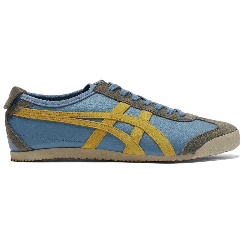 ONITSUKA TIGER Мексика 66 Винтаж светло-голубые желтые кроссовки унисекс 1183B391-401