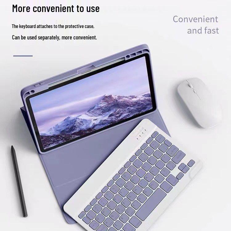 Huawei Honor Enjoy SE Tablet Case with Pen Slot & Bluetooth Keyboard for MatePad Pro 11/10.8
