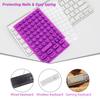 Yousheng 70 Pcs Keyboard Sticker for Long Nails Universal Nail Art Keyboard Bubbles Self-Adhesive Silicone Typing Keycaps for Office Girls Gaming