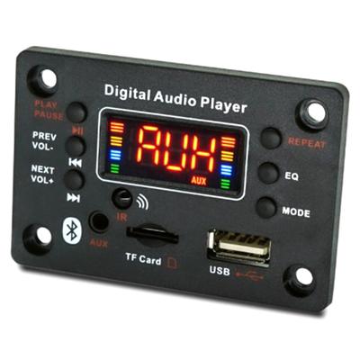 12 В беспроводной Bluetooth 5.0 Mp3 Wma декодер плата автомобильный аудио Usb Tf Fm радио модуль цветной экран Mp3-плеер с пультом дистанционного управления
