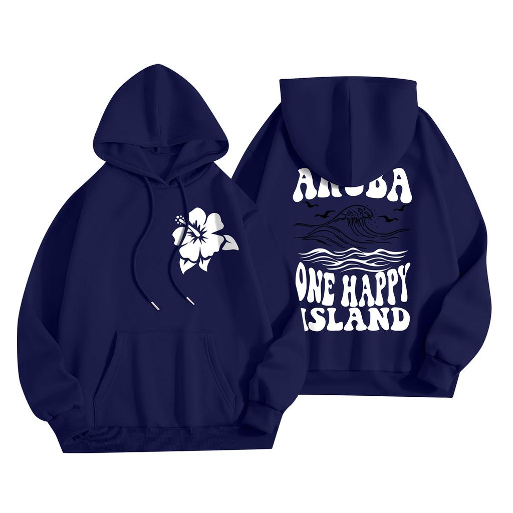 Толстовки для девочек-подростков с длинным рукавом и принтом букв, повседневные графические толстовки с капюшоном, пуловер с завязками, симпатичная толстовка большого размера