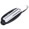 2PCS White And Black Electric Guitar Pickup Metal + ABS Guitar Accessories  Electric Guitar
