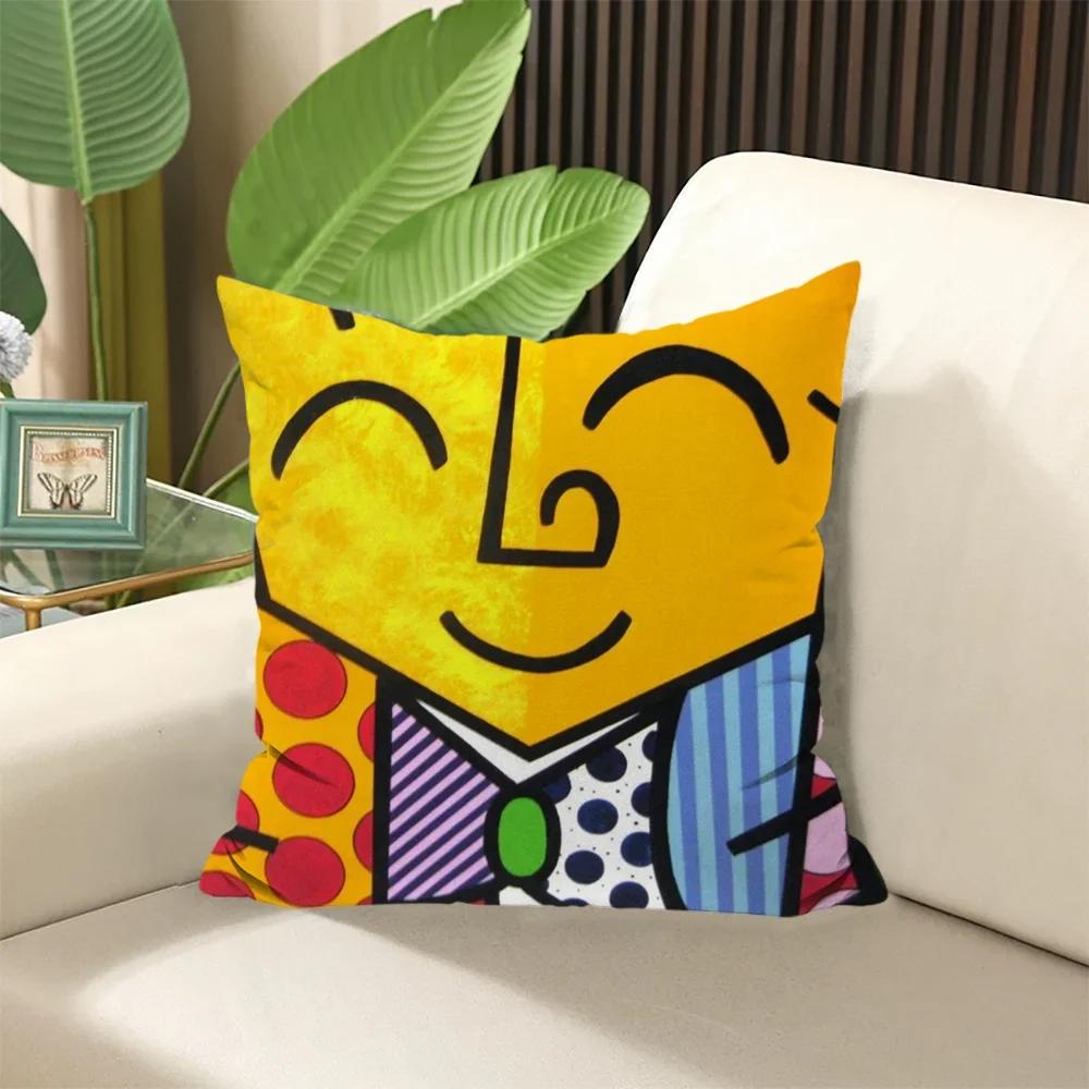 Бритто Наволочка для подушки  ×  Набивные подушки Наволочки Декоративные подушки для дивана Элегантные чехлы для комнаты Сон Домашний текстиль