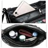 Large Capacity PU Leather Women Shoulder Handbags Vintage Dragonfly Flowers Multi-Pocket Crossbody Mommy Bag For Travel