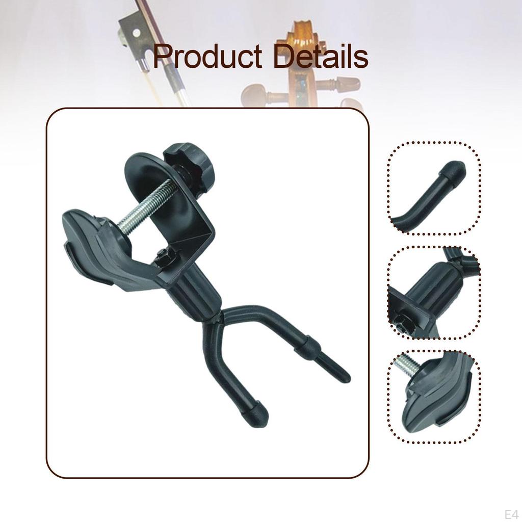 Violin Hanger Compatible with Mic Stand, Holder Designed for Viola and Guitar Use