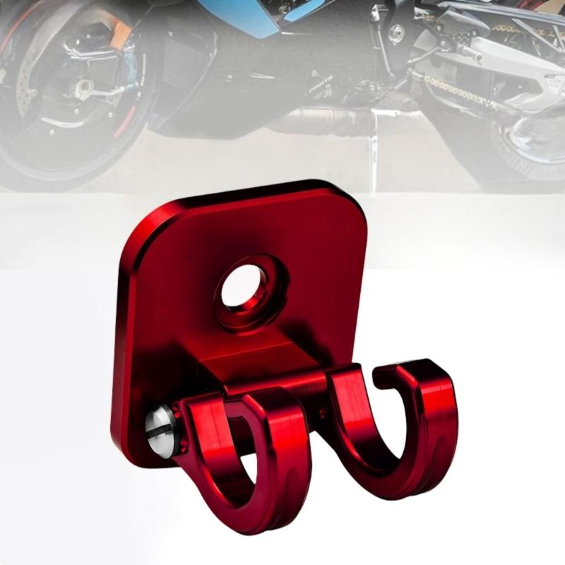 Heavy Duty Aluminum Motorcycle Hook Simple Mounts No Tools Needed Quick Install Motorcycle Cargo Hook Suitable for Bike