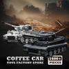 Нетоксичные Новые Блоки Военной Техники Наборы Moc Танк Тигр S04/1322 Сборная Модель Немецкие Блоки Танк Пазл Игрушки Для Взрослых Коллекция Подарки