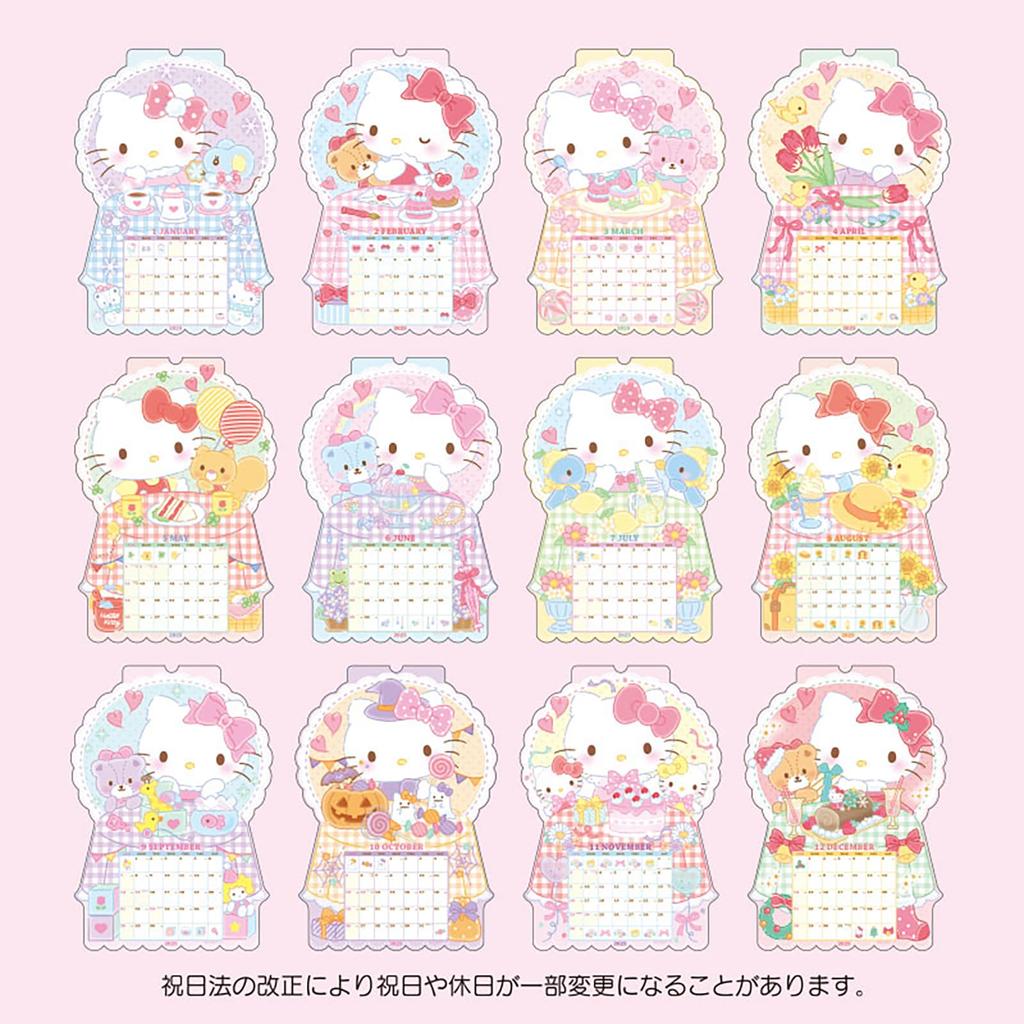 Sanrio Штампованный календарь 2025 Hello Kitty настенный 454419