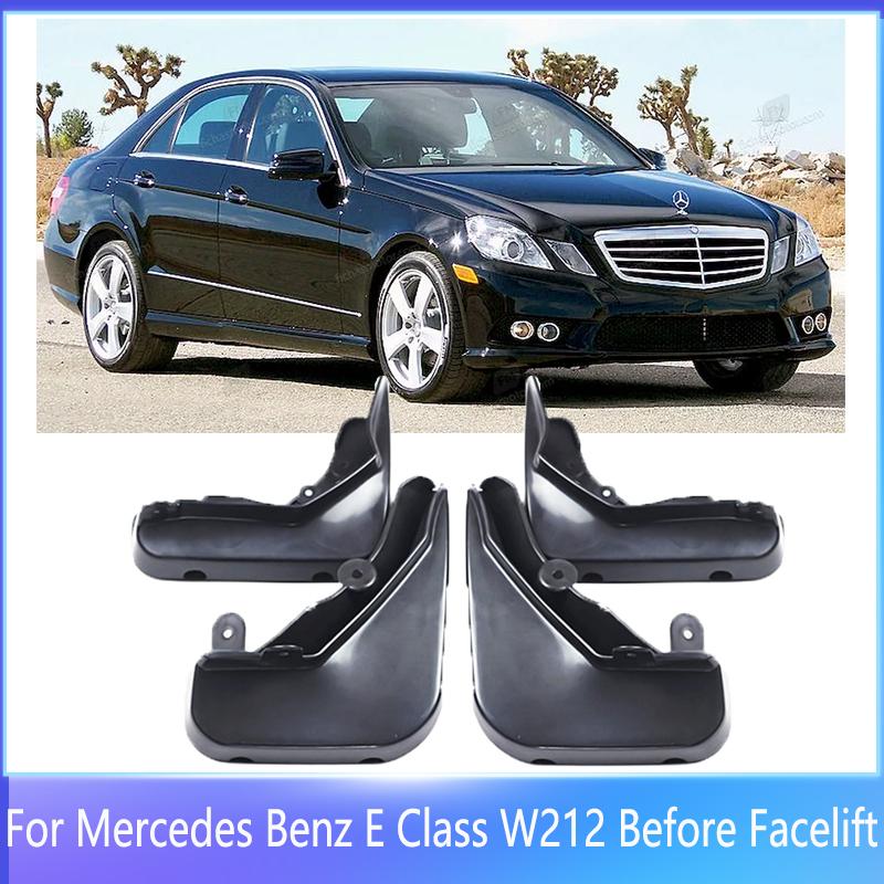Для Mercedes Benz E Class W212 Sport 2010 ~ 2016 Брызговики Брызговики Автомобильные аксессуары Обновление 4x двигателя