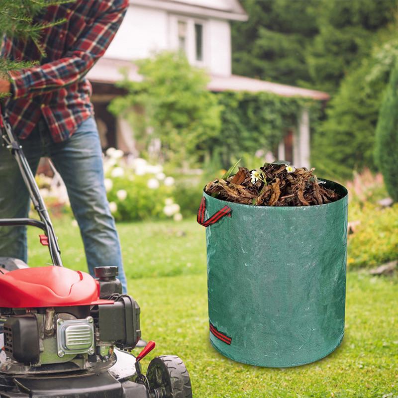 Складной многоразовый контейнер для хранения мусора, большой вместительный садовый контейнер для мусора, водонепроницаемый 60/100/120/272/300/400/500 л