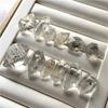 Natural Herkimer Diamond White Crystal Mineral Energy Raw Stone Crystal Reiki Healing Gemstones Power Home Decoration 1-10G