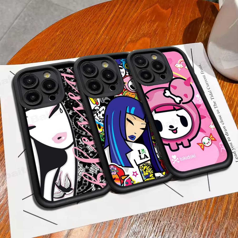 Fashion Brand T-Tokidoki Phone Case For IPhone 11 12 13 16 15 17 14 Pro Max Soft Funda Silicone Cover