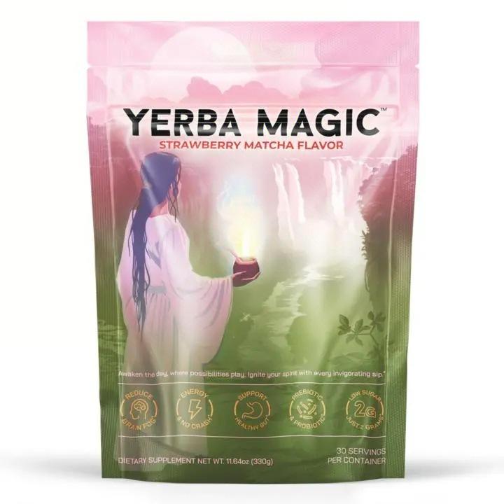 Yerba Mate Instant Tea Powder Natural Energy Brew 80 Servings