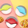 Stainless Steel Pizza Cutter Round Rotating Pizza Cutting Slicer Creative Pizza Slicer  for Home