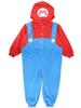 Super Mario Kids Pajamas Kigurumi Long Sleeve Micro Fleece Red 110cm 130cm 150cm [Kaitac Family] (150cm, Red)