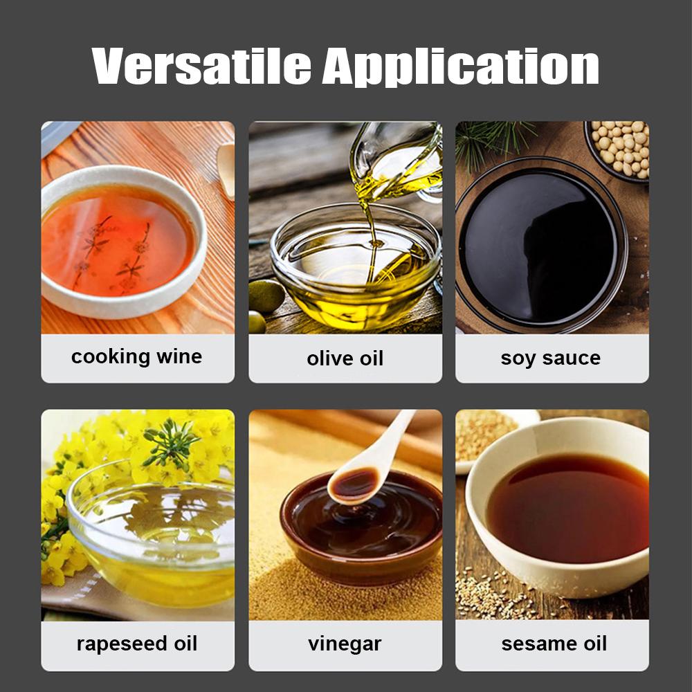 Oil Sprayer for Cooking 250ml Olive Oil Glass Spray Bottle Leakproof Kitchen Gadgets Accessories