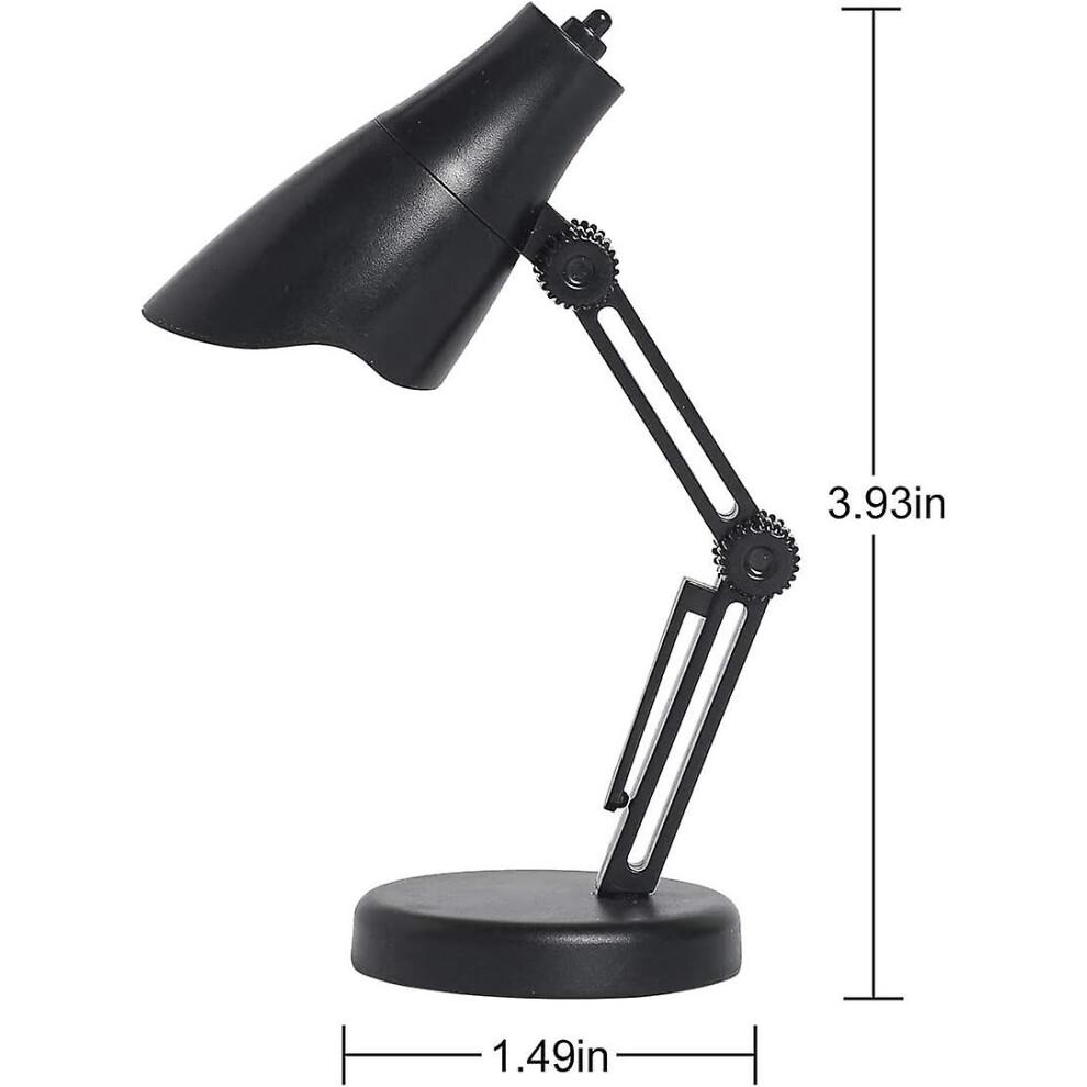 2-piece Led Mini Desk Lamp Foldable Night Reading Lamp Suitable for Home Room Computer Night Light Eye Protection,