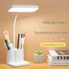 Rechargeable LED Touch-Sensitive Study Lamp with Eye Protection for Dorms and Bedsides
