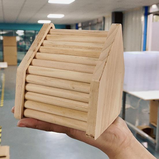 Домик-гнездо для хомяка, устойчивый к укусам, аксессуар для домашних животных, гнездо для игровой площадки для мелких животных