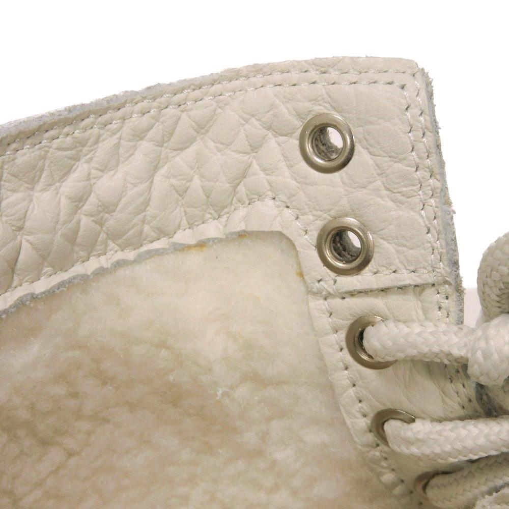 Б/у Rita Army 36" мех средний боковая молния танк подошва, 11-люверсная, 9,1", неиспользованный логотип арки, белый, женская, размер 11690 YE80FRI