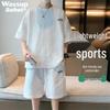 Летний мужской комплект из футболки с коротким рукавом и спортивных штанов Wassup Sohot