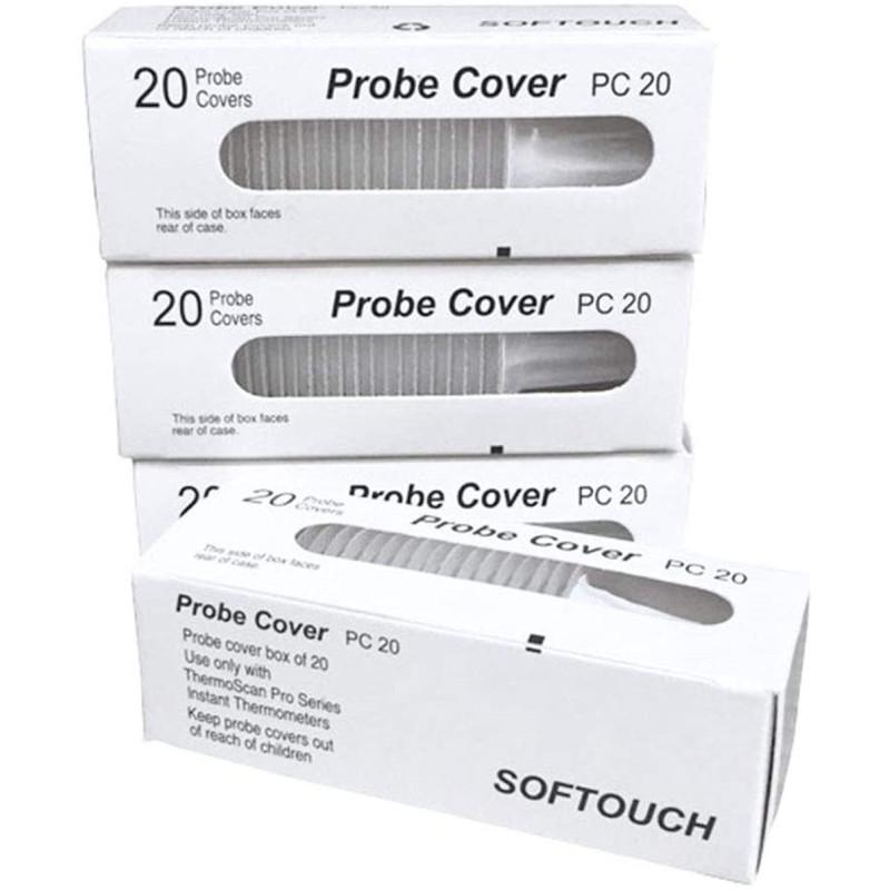 20 шт./кор. универсальный одноразовый ушной термометр, крышка зонда, пластиковые наушники