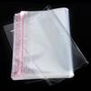 Self-adhesive Bag 100Pcs Transparent Self-Adhesive Sealable Plastic Bags For And Gifts