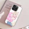 Мультяшный чехол для телефона F-FUWAMOCO для iPhone 17 16 15 14 13 12 11 Pro Max Plus Цветной ударопрочный задний серебряный чехол