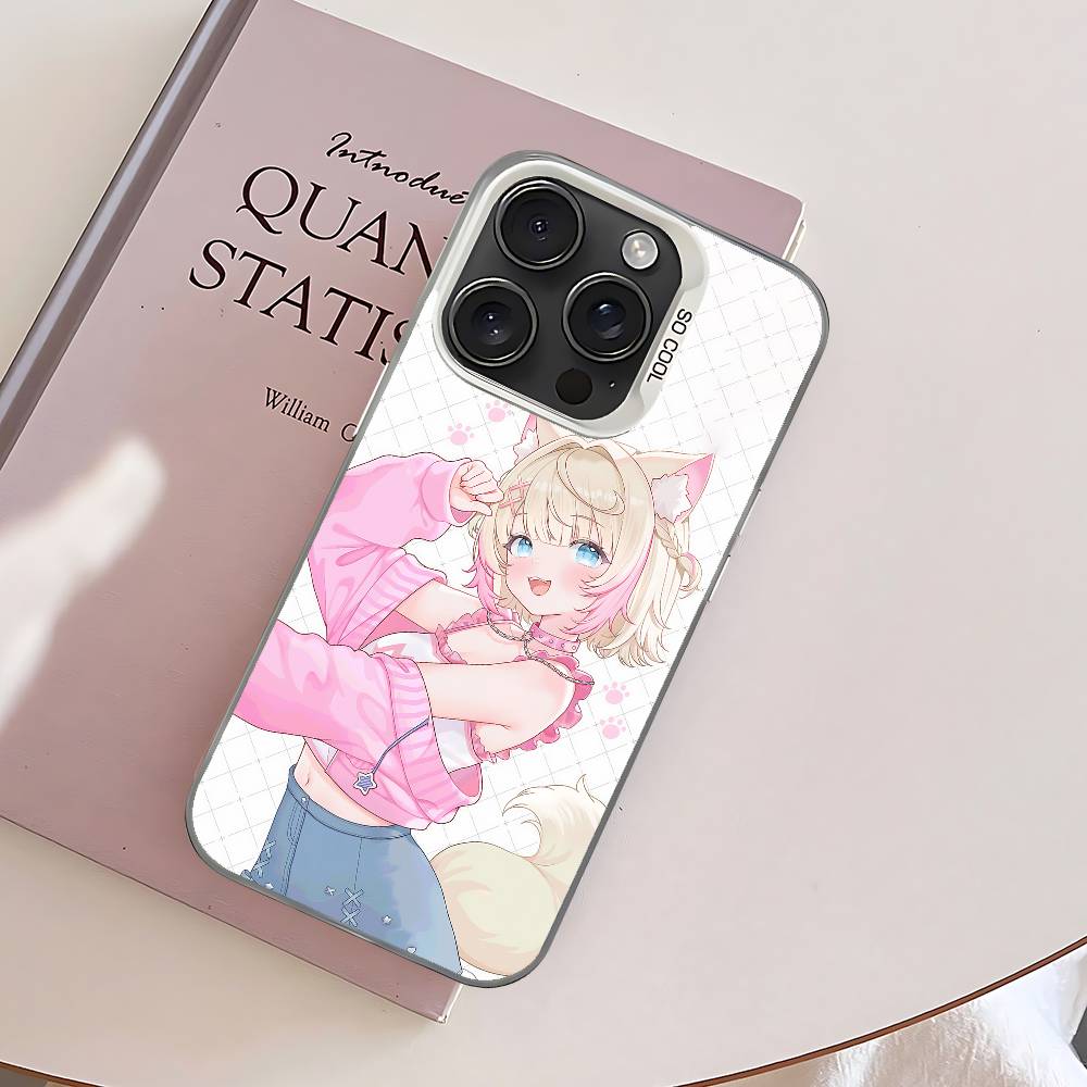 Мультяшный чехол для телефона F-FUWAMOCO для iPhone 17 16 15 14 13 12 11 Pro Max Plus Цветной ударопрочный задний серебряный чехол