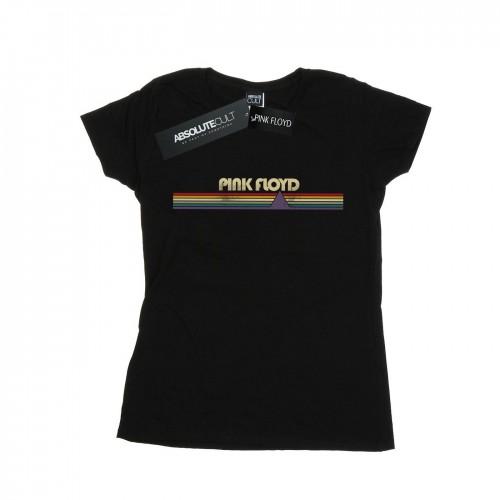 Pink Floyd Womens/Ladies Prism Retro Stripes Cotton T-Shirt