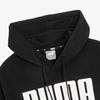 Puma Минималистская повседневная толстовка с капюшоном для мужчин, черная 671261-01