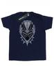 Mens Black Panther Head T-Shirt