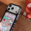 Зеркало бокового вида Милый кот Чехол для iPhone 14/13 Pro Max Защита от падения