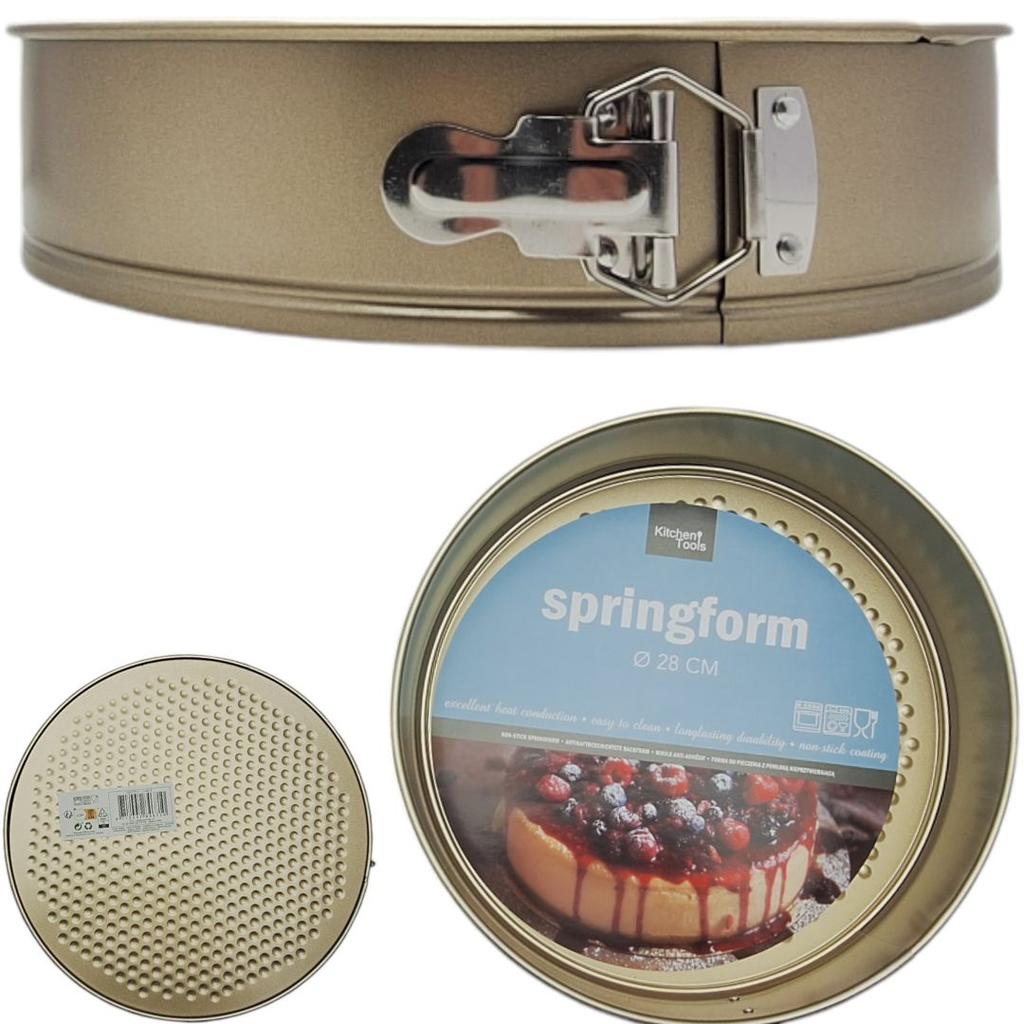 ROUND CAKE PAN BAKING TRAY 28cm NON-STICK FORM