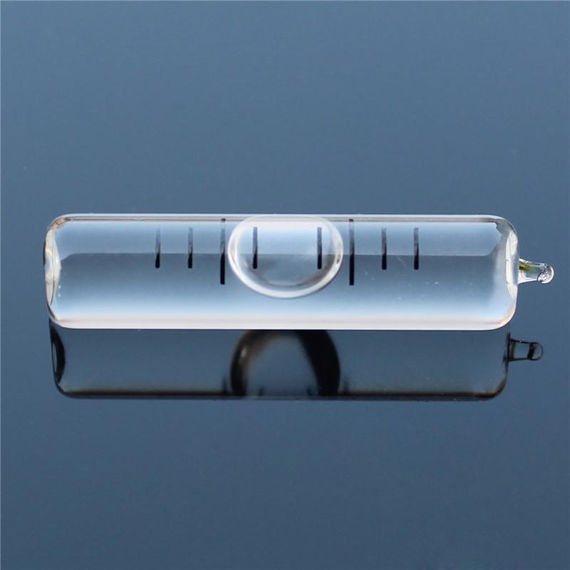 Высокоточный военный стеклянный горизонтальный пузырьковый трубчатый спиртовой уровень с высоким боросиликатным пузырем диаметром 7,5 мм