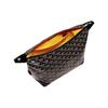 Goyard Канва и телячья кожа, с монограммой, на молнии, дорожная косметичка, унисекс, черная BOEING025TY-01CL01P
