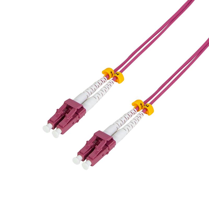 Logilink OM4 50/125µ LC-LC 5m purple duplex fiber optic cable