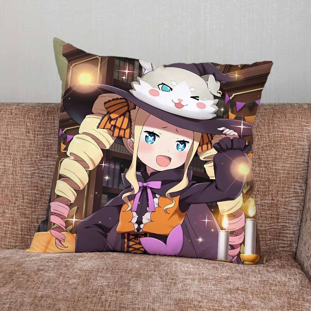 R-Re Zero Anime Pillow Case Pillowcase Home Sofa Cushions Car Cushions Pillowcover Office Pillowshell Pillow