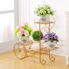 Multi-layer Flower Stand Iron Living Room Assembly Flower Stand Balcony Indoor Iron Flower Stand