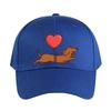 Cute dachshund dog with balloon Cap Summer Woman Man Baseball Cap Adjustable with Curved Brim Duckbill Cap Protection Sun Hats