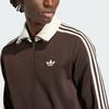 adidas Мужская куртка-бомбер Originals с полосатой стойкой, длинным рукавом, приталенного кроя, на молнии, артикул KE1665