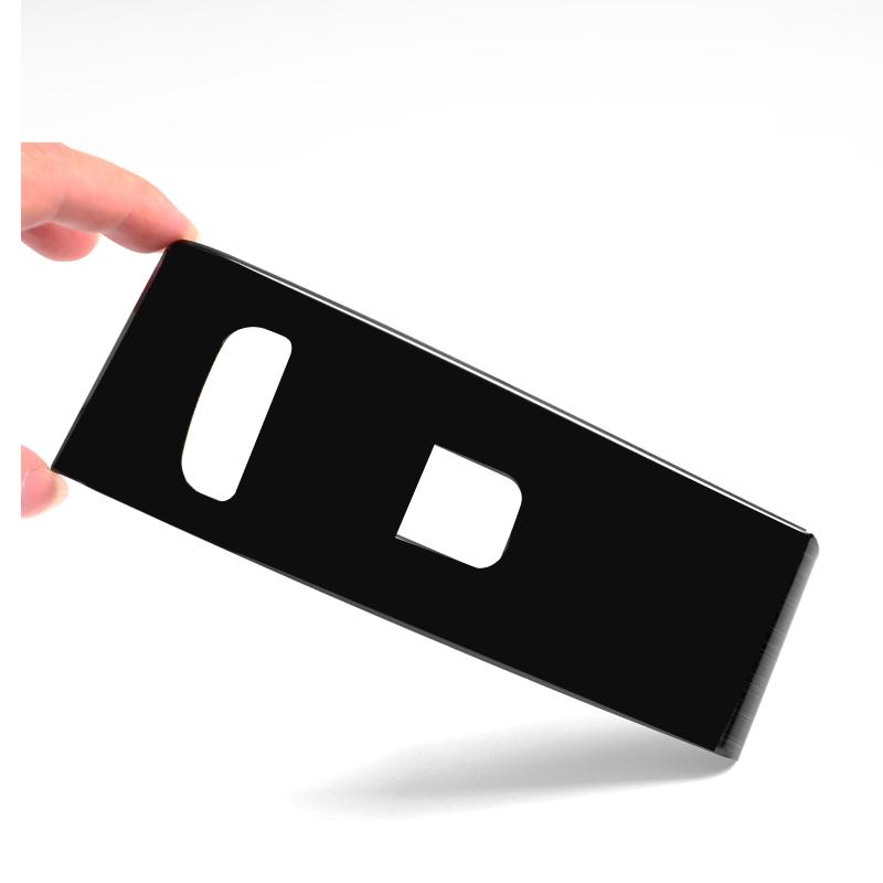 For Volvo xc40 c40 glass lift trim frame black sequin sticker car accessories for left-hand drive