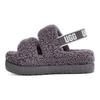 UGG О, сандалии Fluffita Серые Женские 1120876-SHA