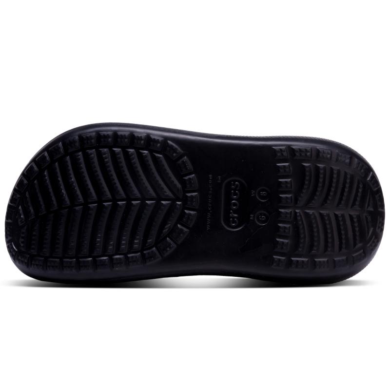 Crocs Crush Clog Classic Crush Cool Black Sweetheart Подарочная коробка EVA Сладкая Крутая Девочка Удобная и Универсальная Обувь с Отверстиями Унисекс Черный