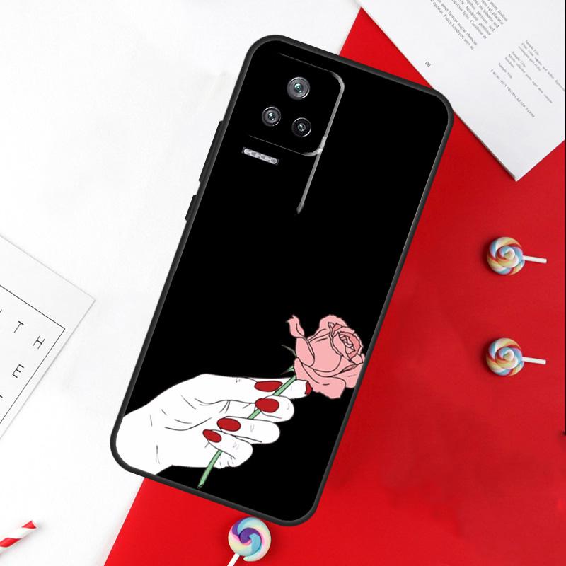 Девчачий Код Руки Смешные Сигналы Чехол Для Xiaomi 14 Ultra 15 13 11T 12T 13T 14T Pro POCO X7 Pro X3 X5 X6 M6 F5 F6 Pro Чехол